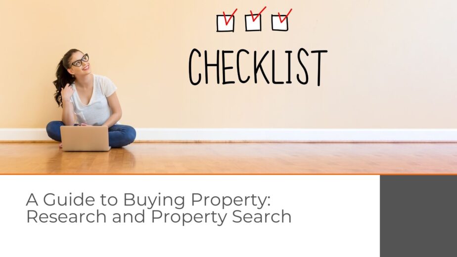 Research and Property searches when buying property