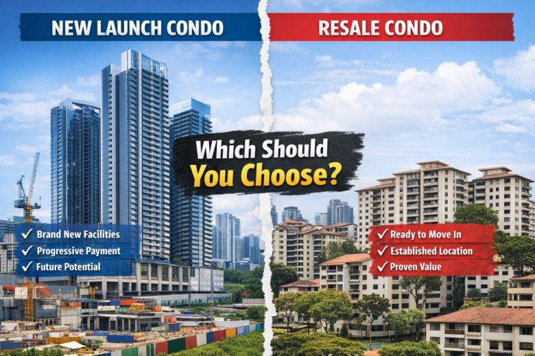 Comparison of new launch vs resale condo Singapore for buyers planning their next move